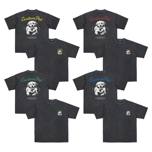 "CUSTOMIZATION #3" WASHED BLACK / OVERSIZED FIT