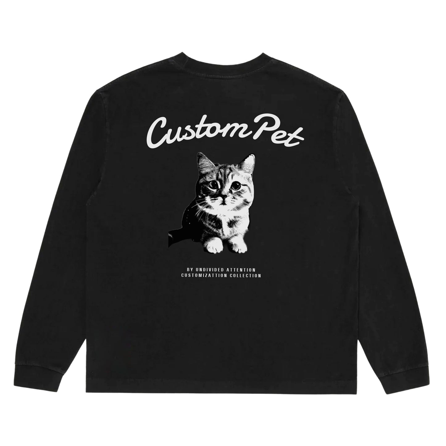 "CUSTOM PET TEE #5" BLACK / SWEATSHIRTS