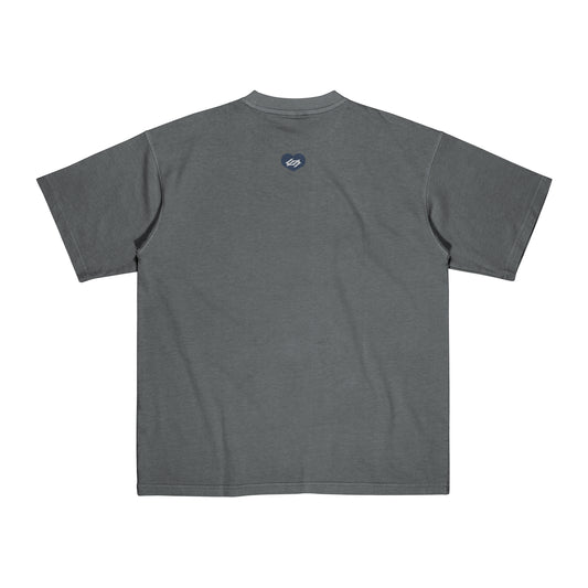 "UNDIVIDED BOX LOGO" GREY / MEDIUM FIT