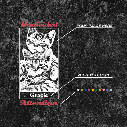 "CUSTOMIZATION #5" BLACK / HOODIES