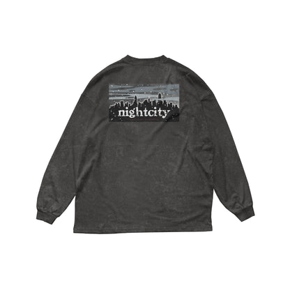 "NIGHT CITY" / LONG SLEEVE T SHIRT