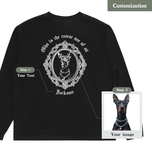 "MAGIC MIRROR #1 - CUSTOMIZATION"  / LONG SLEEVE T SHIRT