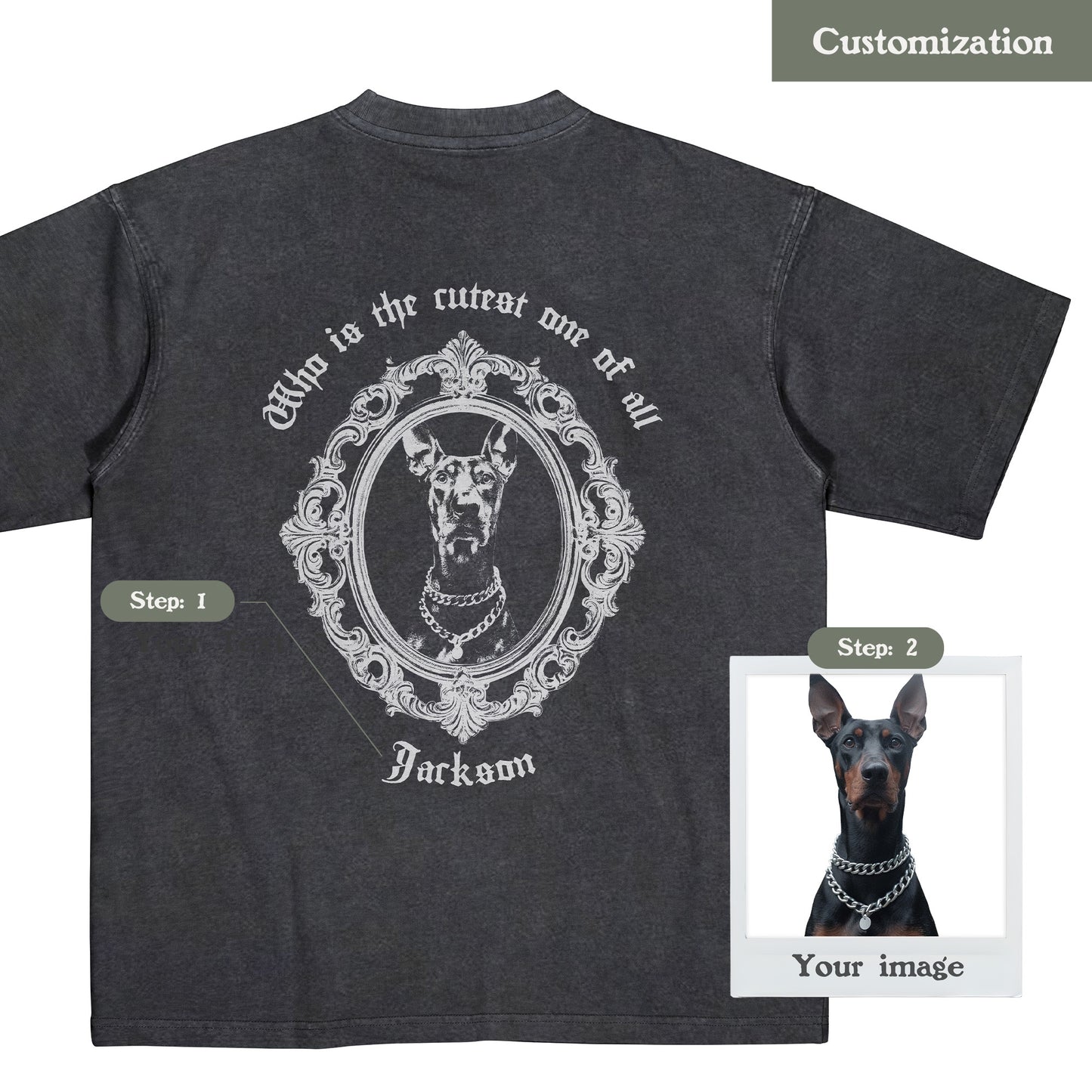 "CUSTOMIZATION - MAGIC MIRROR #1" / T-SHIRTS MEDIUM FIT