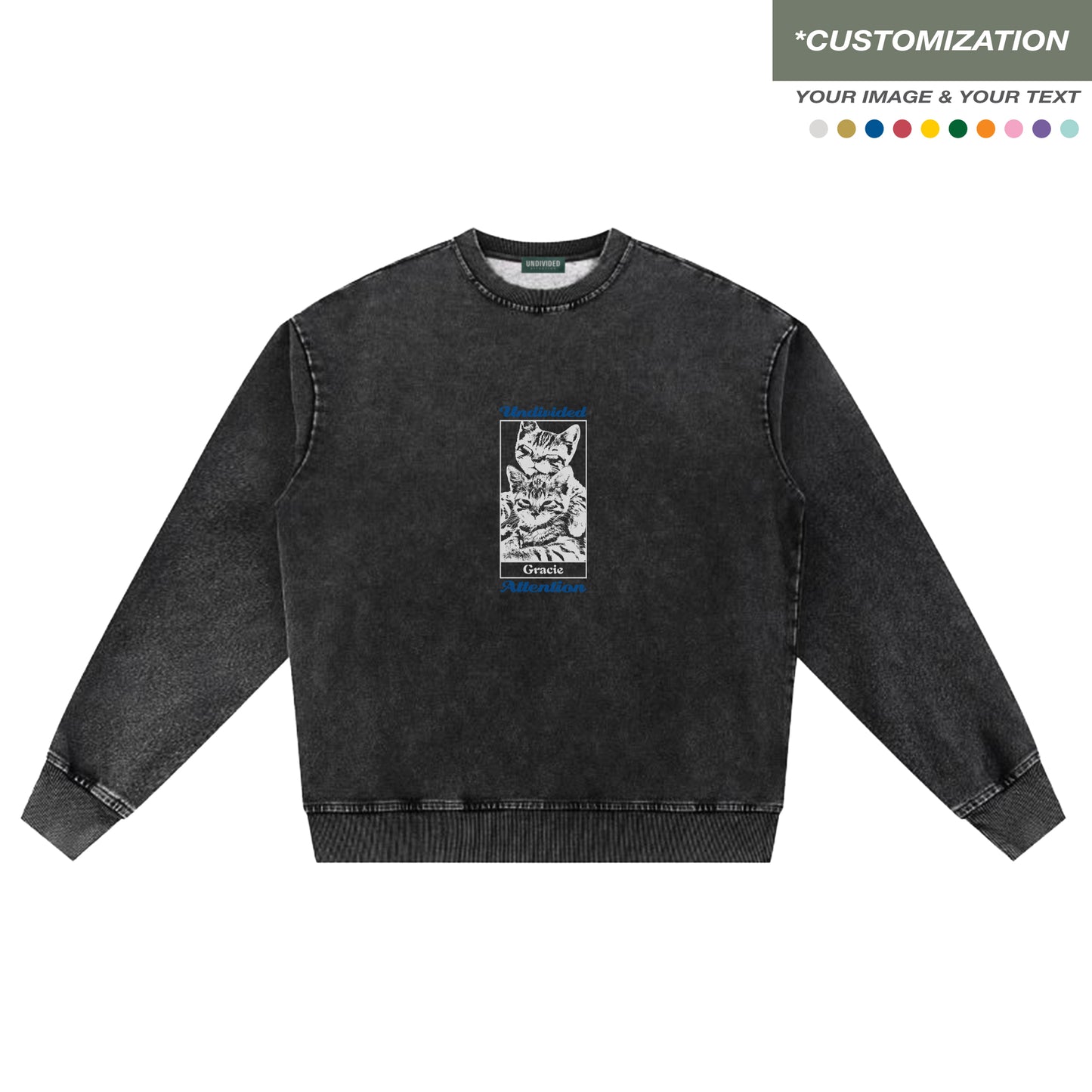 "CUSTOMIZATION #5" BLACK / HOODIES